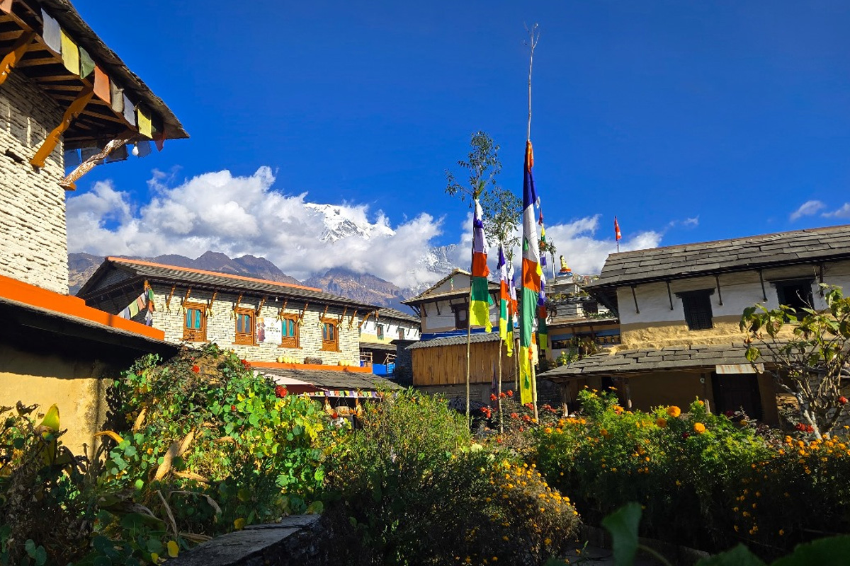 Ghandruk Village in October